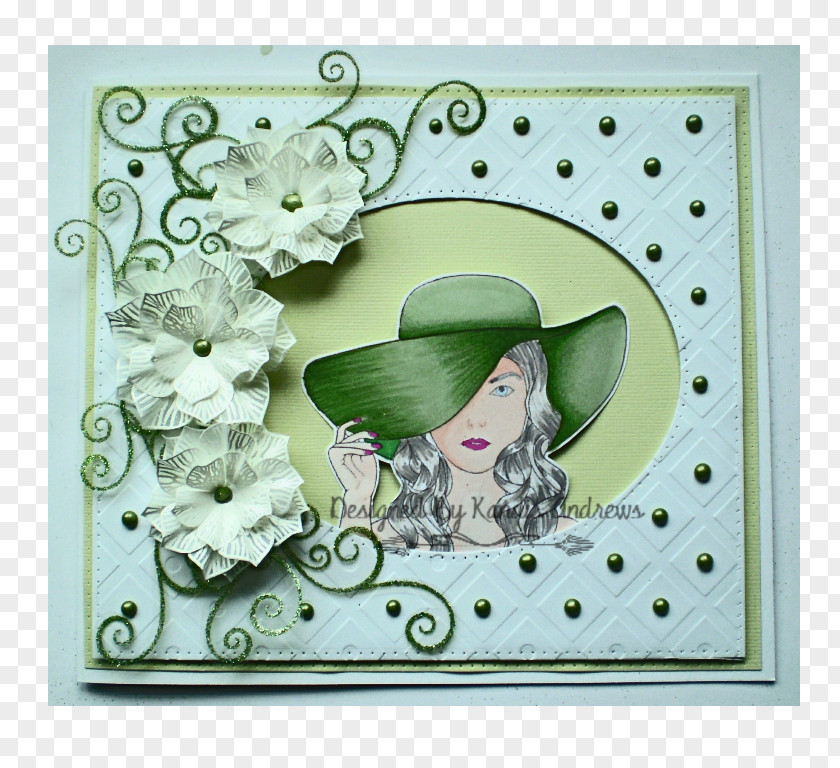 Design Floral Green Picture Frames PNG