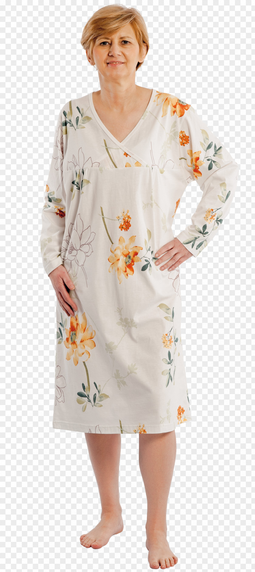 Dress Robe Nightshirt Sleeve Pajamas Nightwear PNG