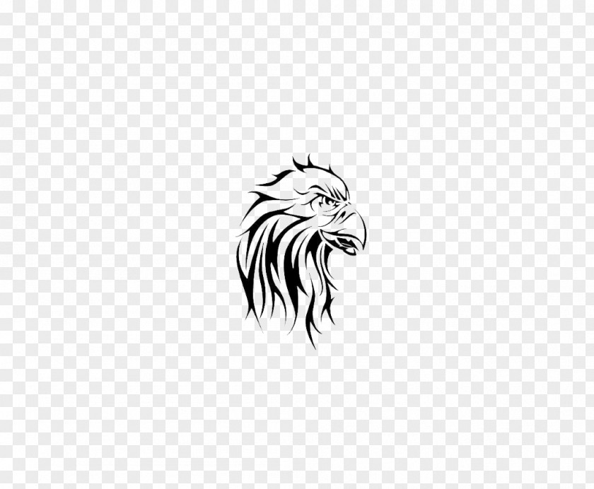 Eagle Tiger White Logo Tattoo Pattern PNG