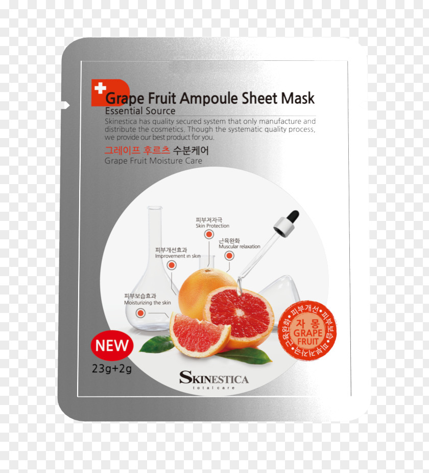 Grapefruit Korean Mask Moisturizer PNG