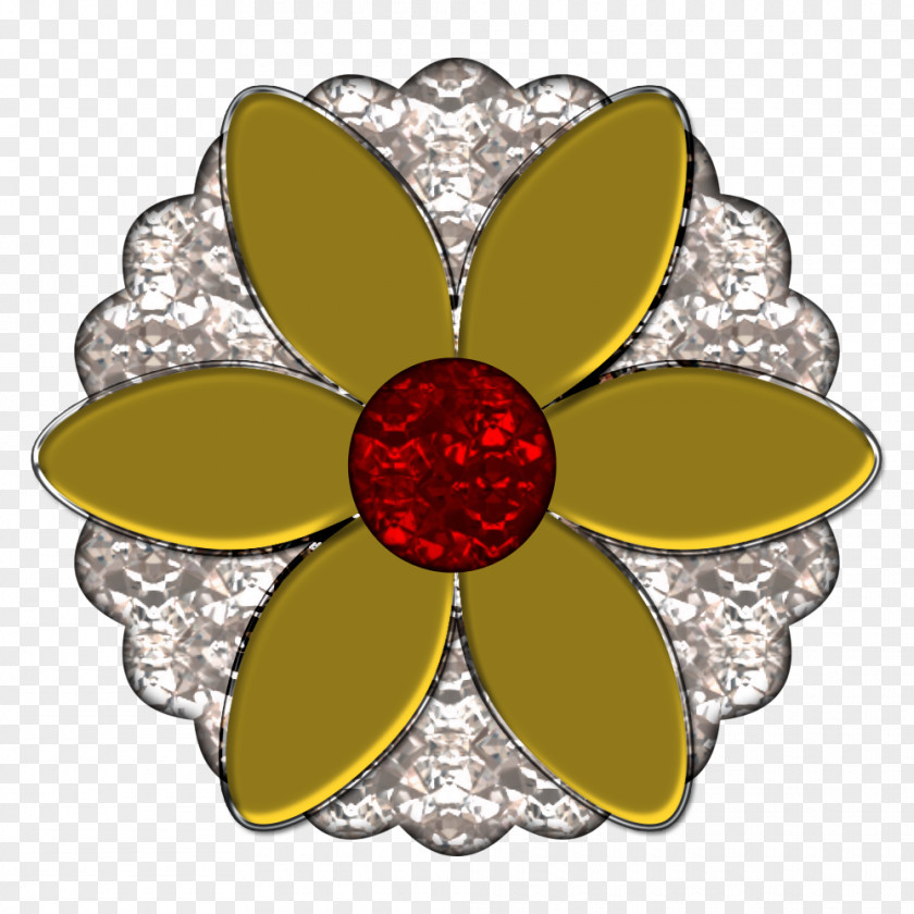Ruby Flowers Flower Gemstone Clip Art PNG