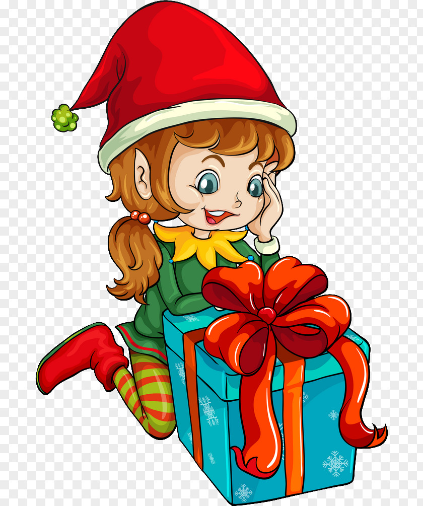 Santa Claus Christmas Day Clip Art Elf GIF PNG