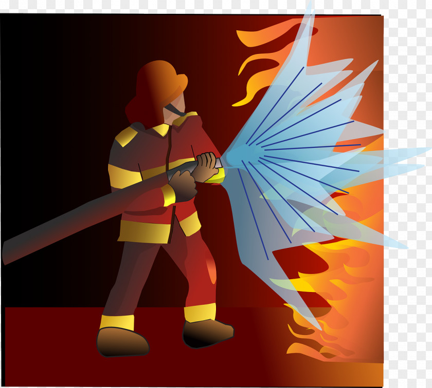 Firefighter Conflagration Fire Extinguishers PNG