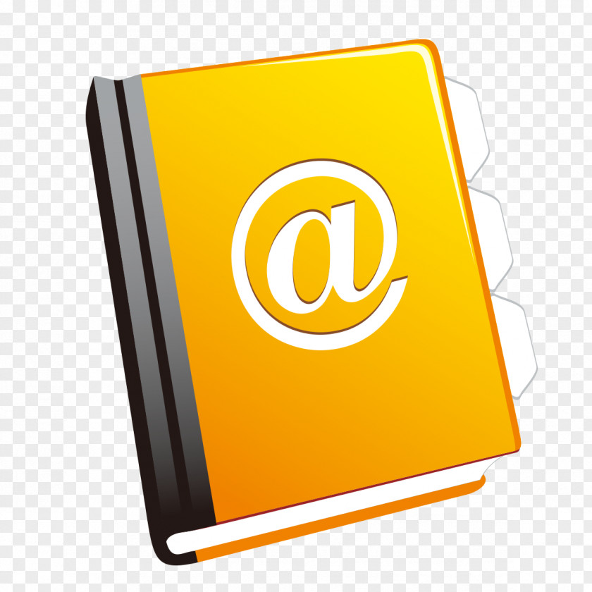 Large Yellow Notebook Son Laptop Icon PNG
