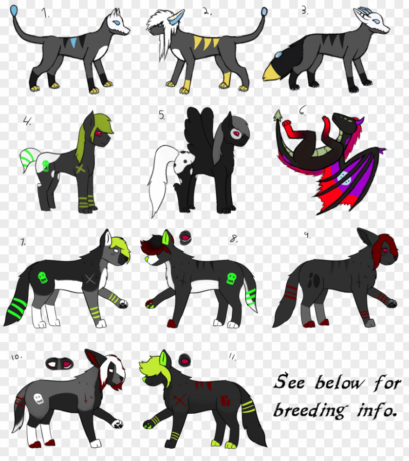 Offspring Dog Cat Horse Character Clip Art PNG