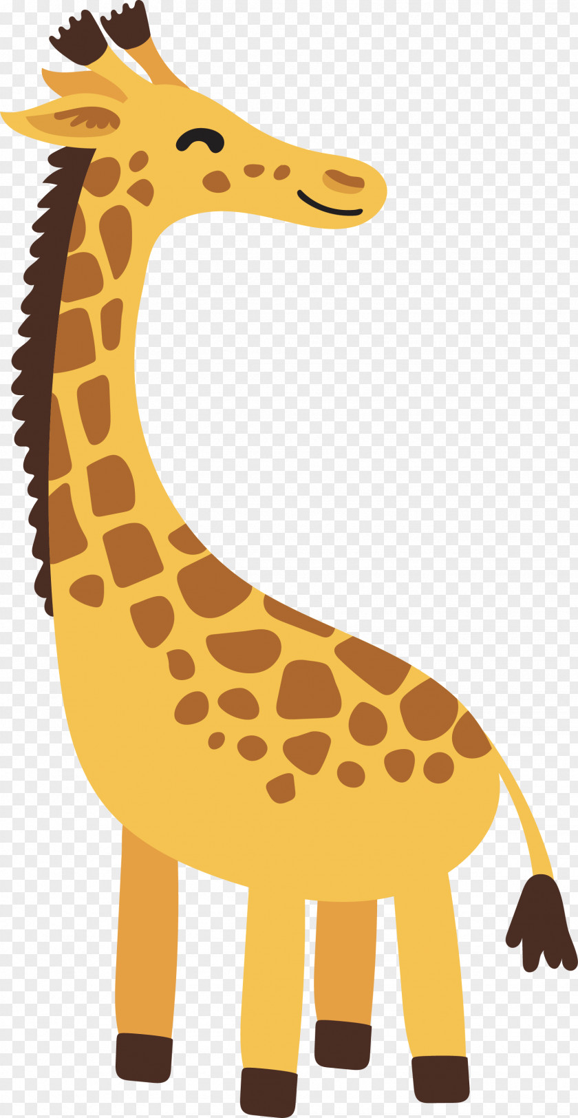 Smiling Giraffe Northern Vecteur Computer File PNG