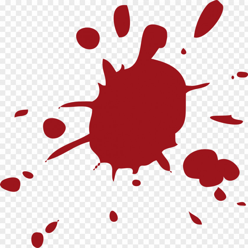 Splatter Blood Clip Art PNG