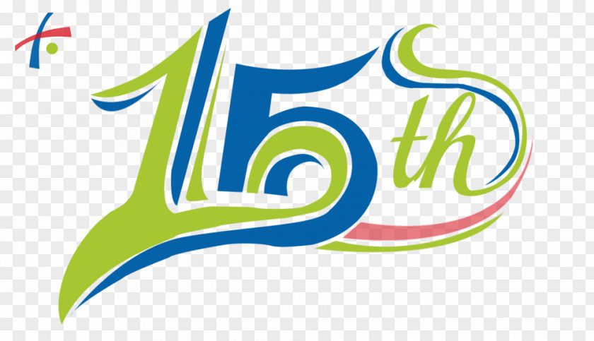 15th Birthday Anniversary Logo Clip Art PNG