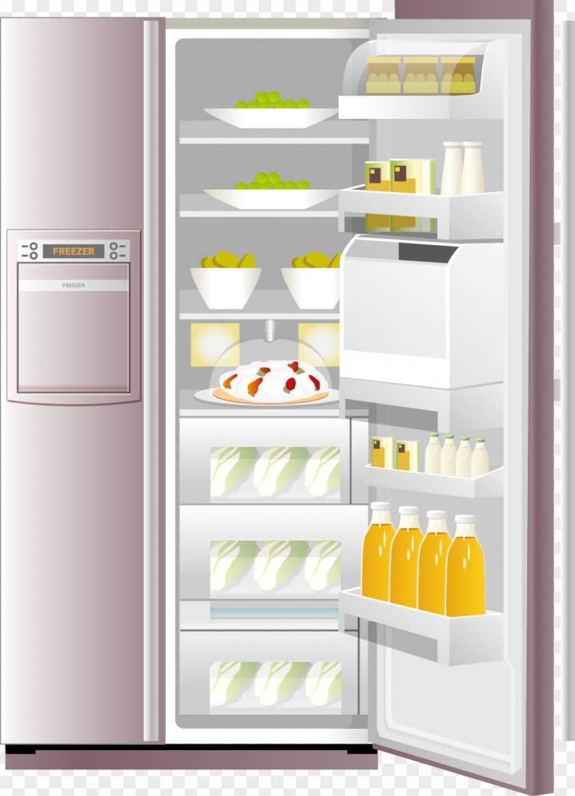 Refrigerator Euclidean Vector PNG