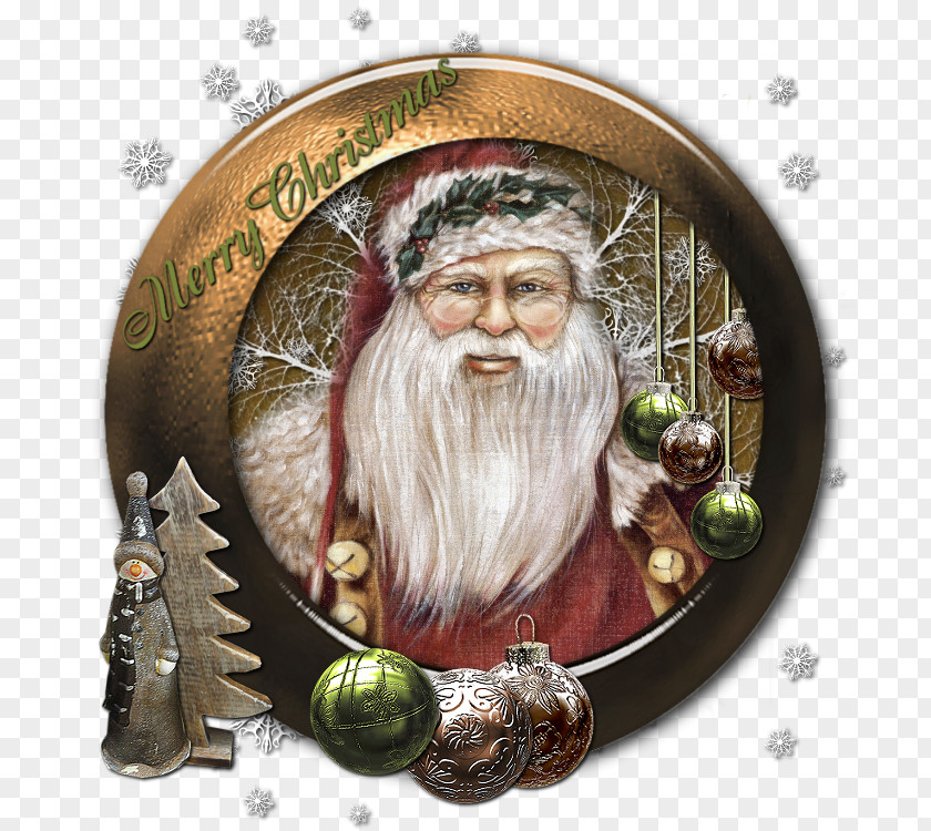 Santa Claus Christmas Ornament PNG