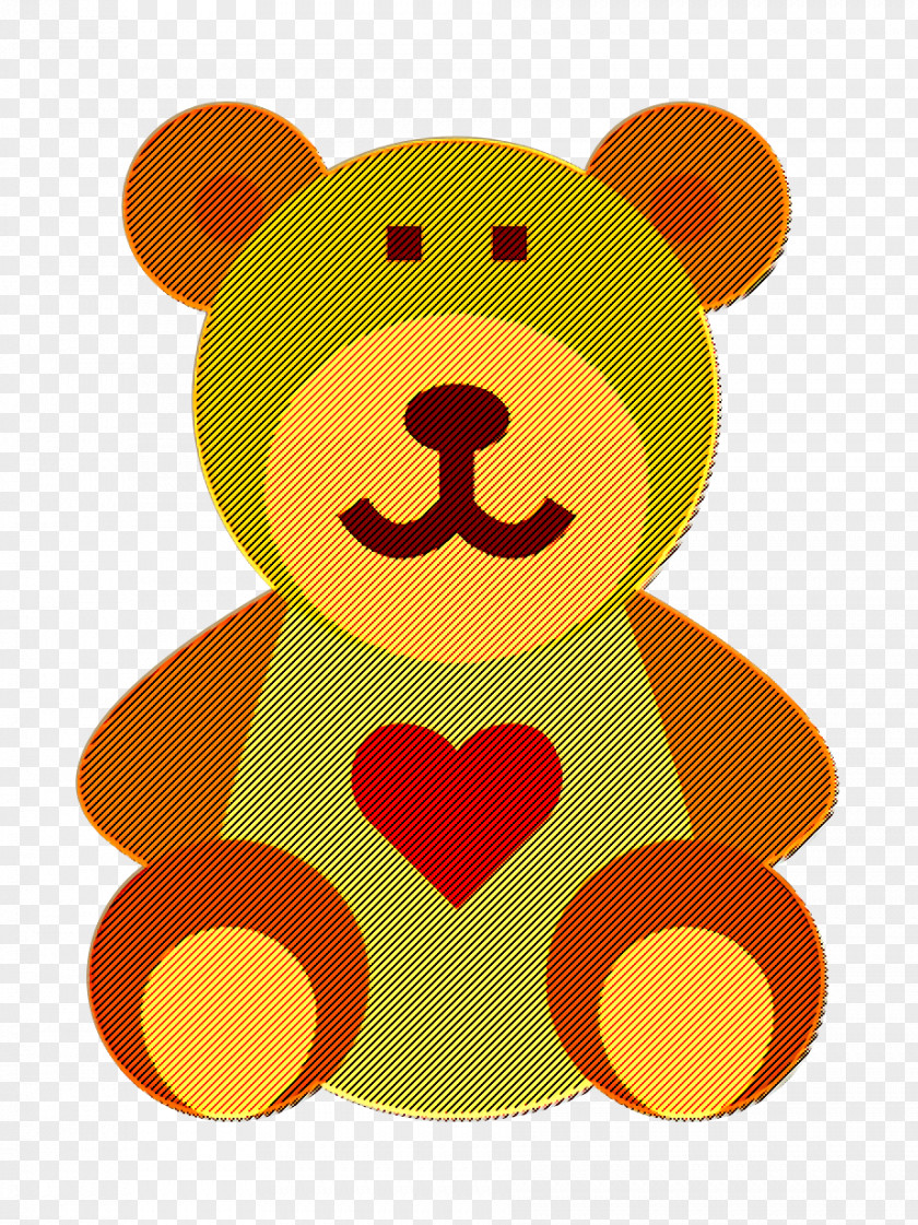 Teddy Bear Icon Love Toy PNG