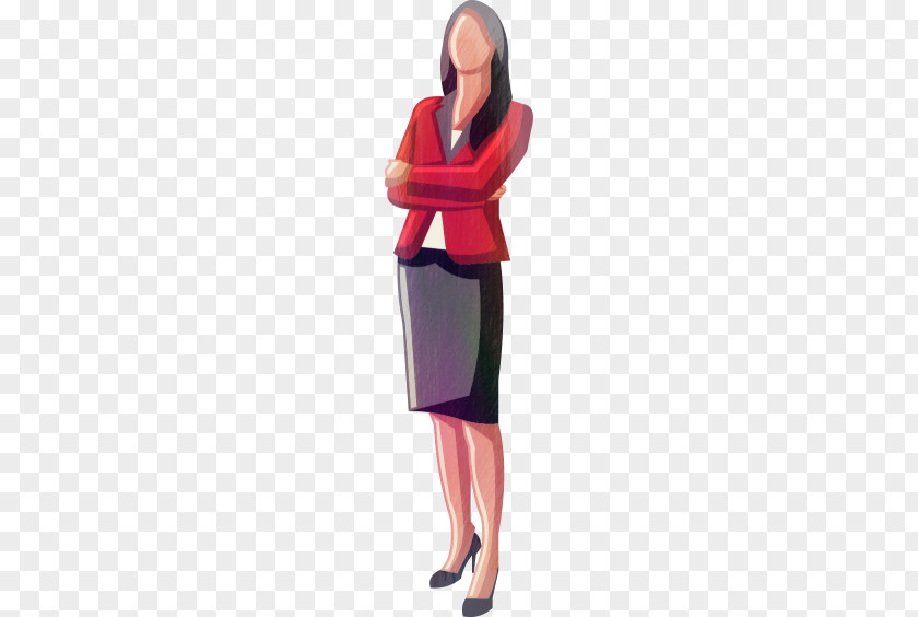 Vector Office Women Bankruptcy PNG