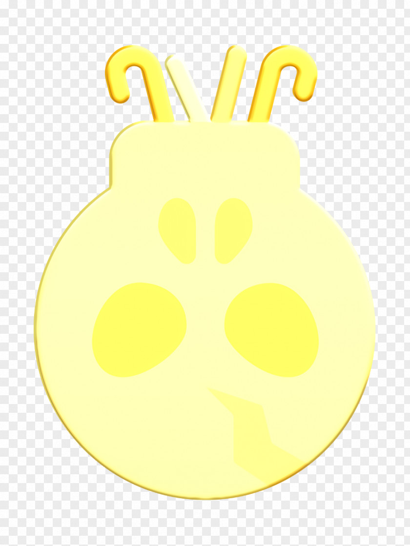 Yellow Skull Icon Candy Halloween Holder PNG