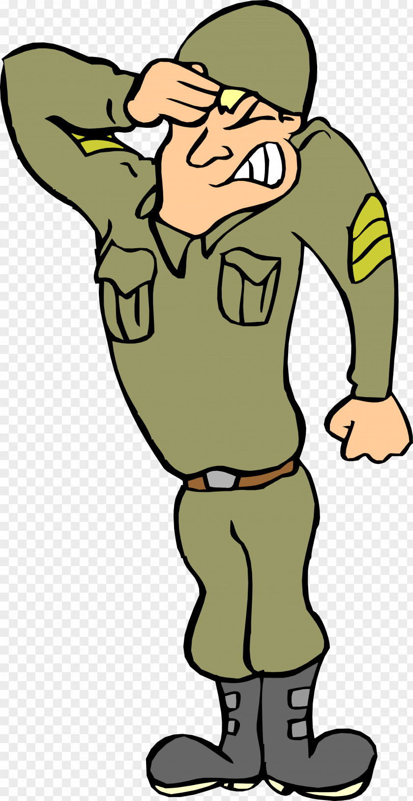 Army Military Soldier Animation Clip Art PNG