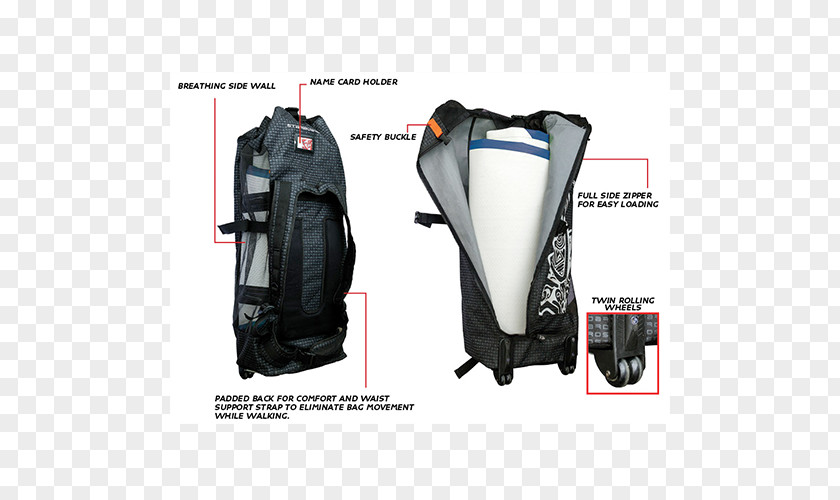 Bag Standup Paddleboarding Surfing Inflatable Backpack PNG