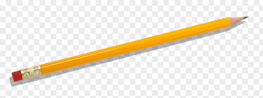 With A Pencil Eraser Yellow Material PNG