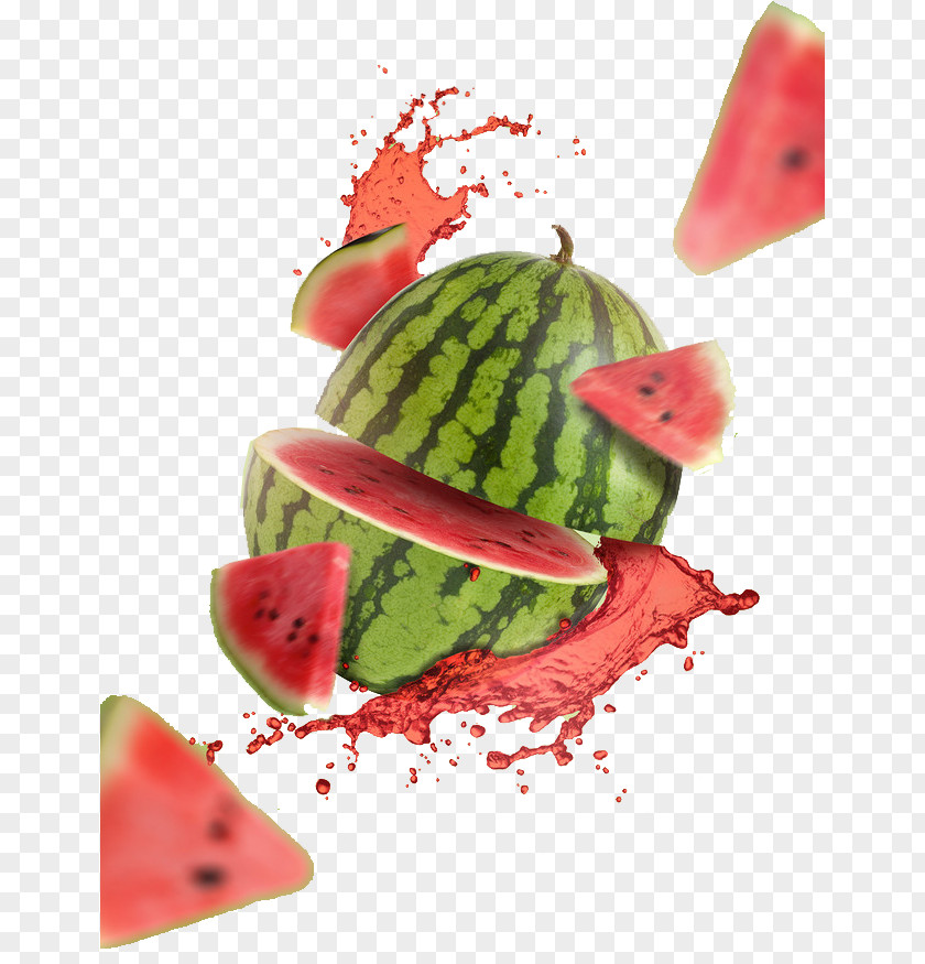 Cut Watermelon Juice Menu Fruit PNG