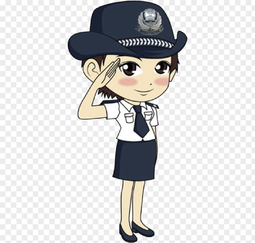 Officer Memorial Day National Police Week Salute Cartoon Clip Art Illustration PNG