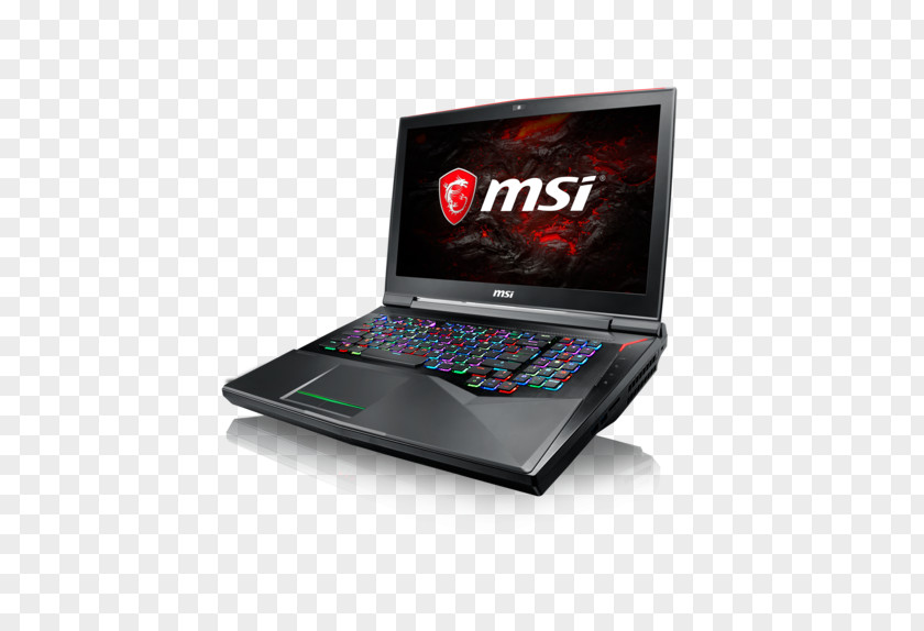 Product Promo Laptop Intel Core I9 Extreme Performance Gaming Notebook With Mechanical Keyboard GT83VR Titan SLI MacBook Pro PNG