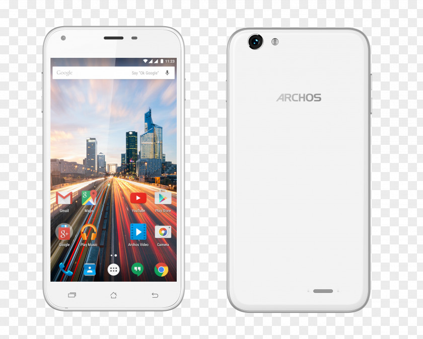 Smartphone Telephone Archos 50 Helium Plus ARCHOS Saphir Android PNG