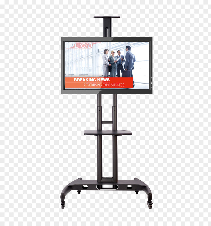 Exhibtion Stand Mobile Television Flat Panel Display Liquid-crystal Handheld PNG