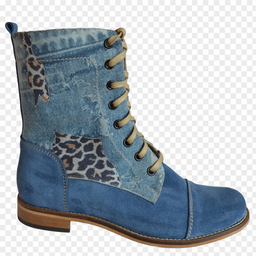 Leopard Print Suede Shoe Boot PNG