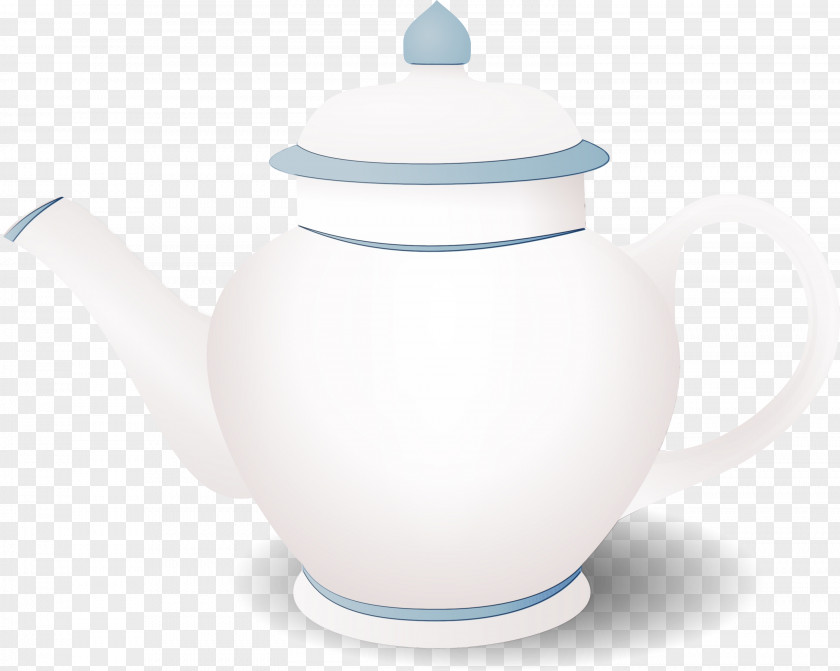 Porcelain Ceramic Teapot Kettle Lid Tableware Serveware PNG