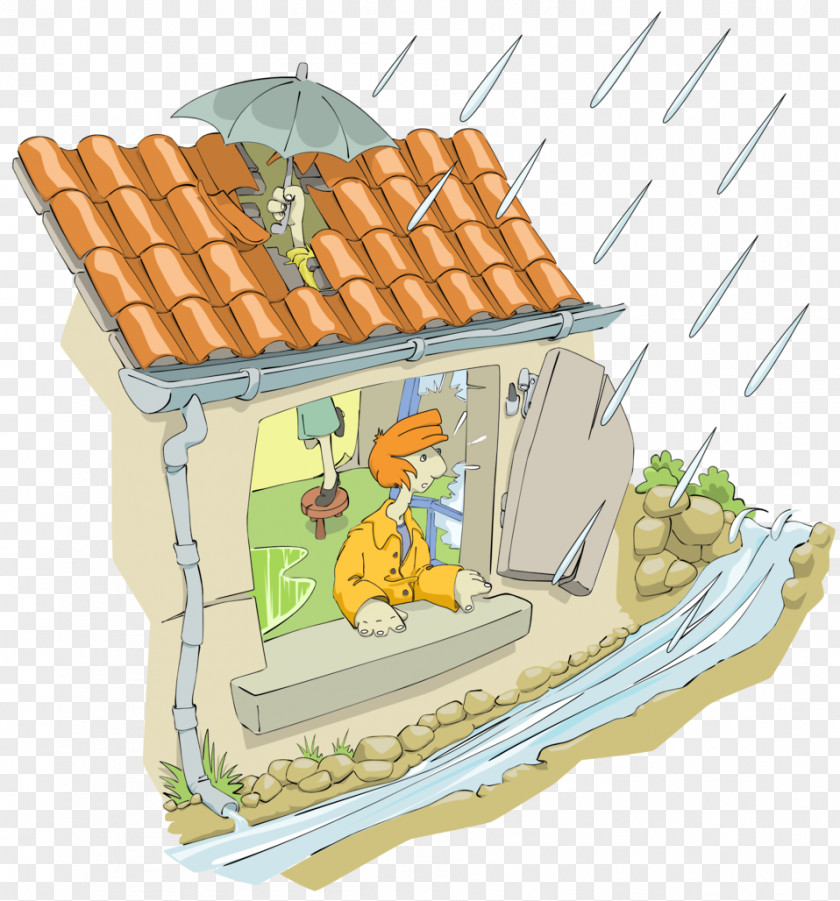 Roof House Leak Building Clip Art PNG