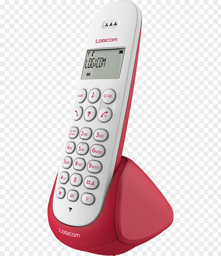 Snoerloze Telefoon Met Nummerherkenning Cordless Telephone Home & Business PhonesAura Logicom Aura 150 PNG