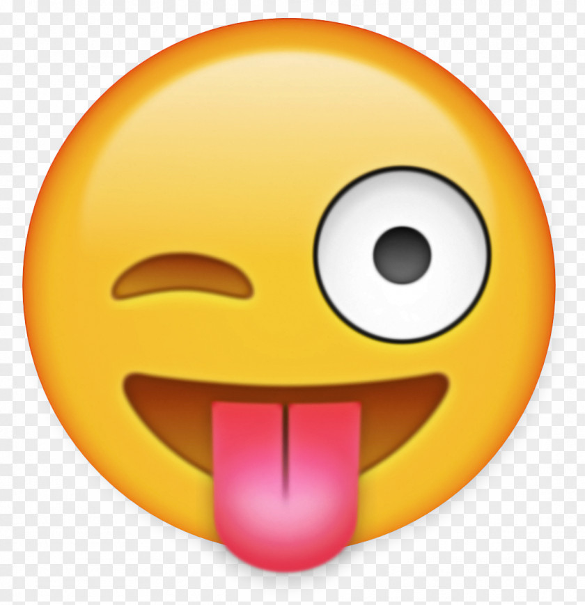 Tongue Laugh Happy Face Emoji PNG
