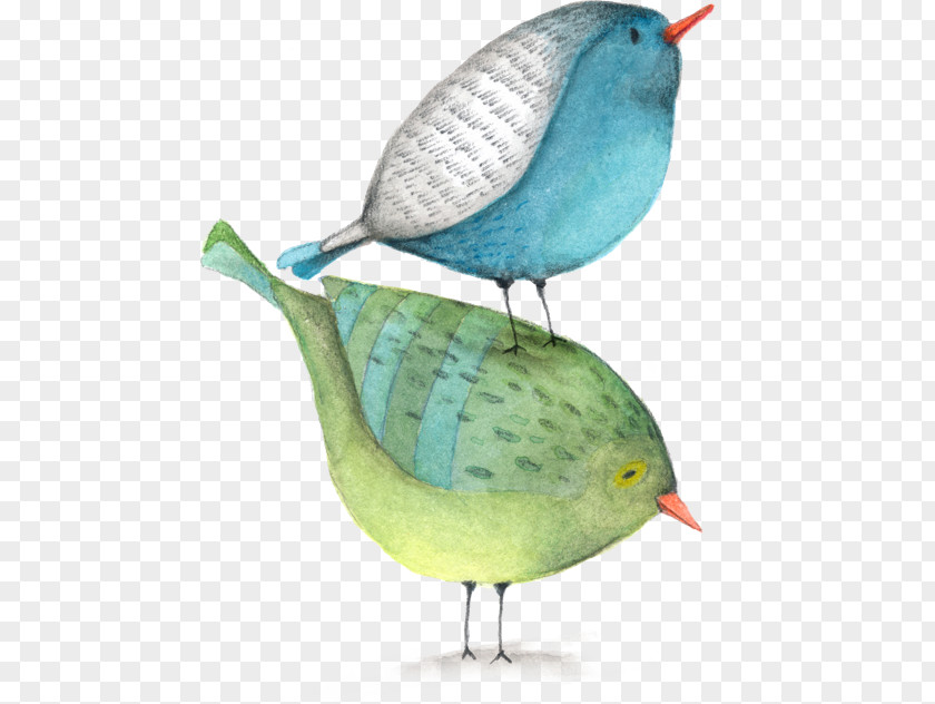 Watercolor Animal Painting Bird Clip Art PNG