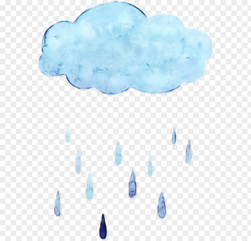 Cloud Rain Icon Weather Drawing PNG