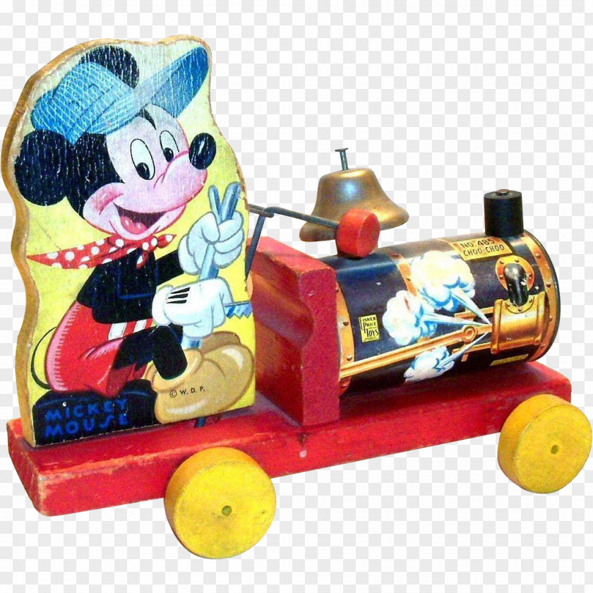 Toy Train Mickey Mouse Minnie Rail Transport PNG
