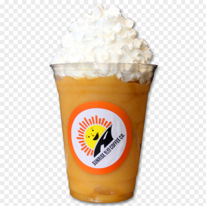 Apricot Smoothie Milkshake Cream Lemonade Flavor PNG