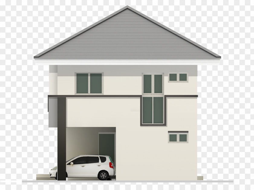 Building Elevation House Plan Window Home Bedroom PNG
