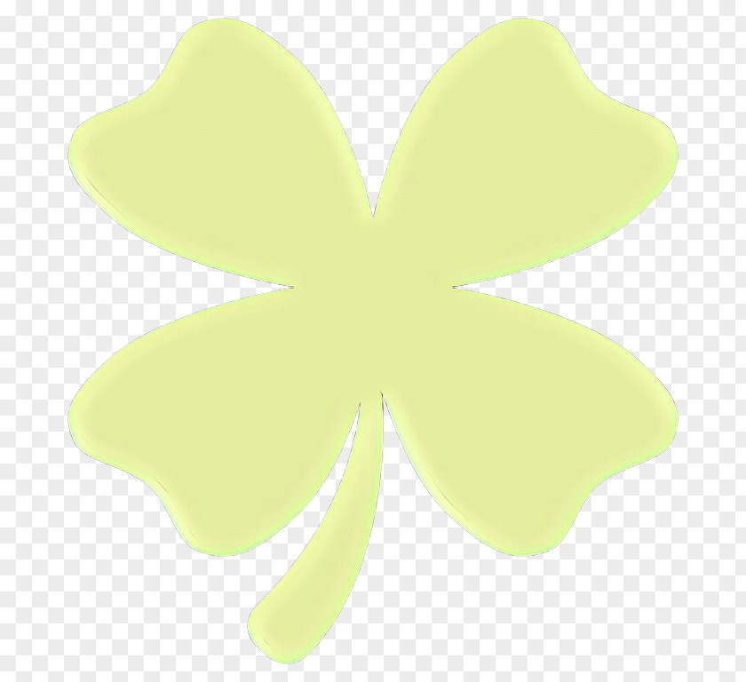 Clover Plant Green Leaf Yellow Petal Symbol PNG