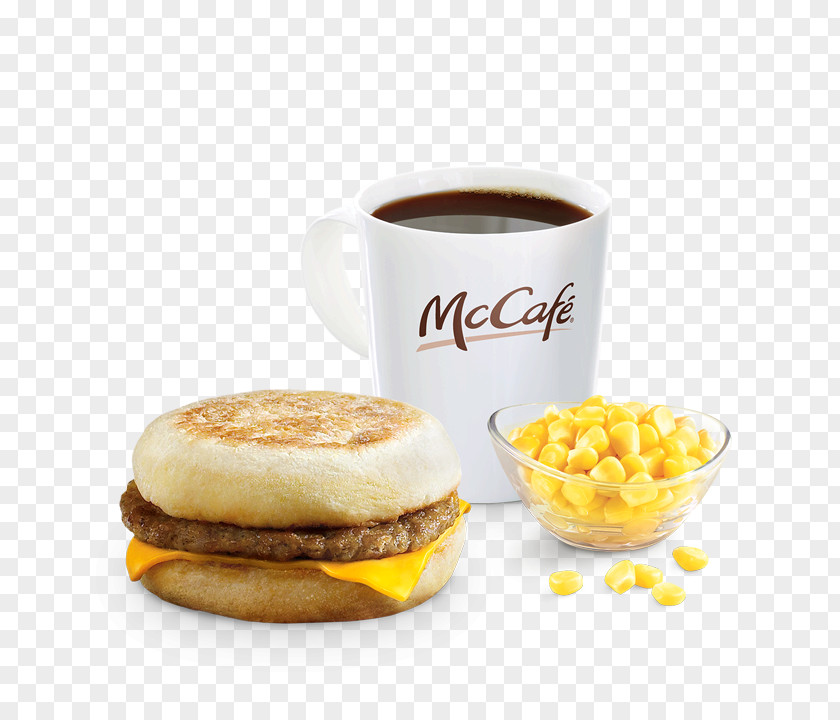 Junk Food McGriddles Fast McDonald's Sausage McMuffin Hamburger PNG