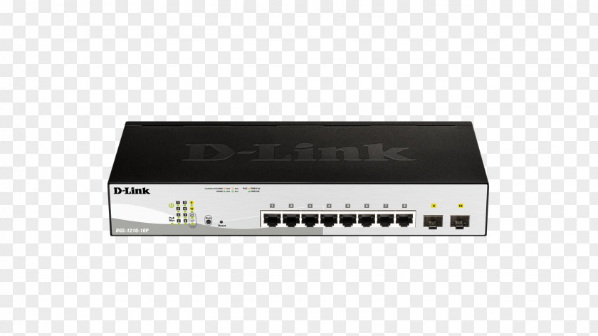 Ports Power Over Ethernet Network Switch Small Form-factor Pluggable Transceiver Gigabit D-Link PNG