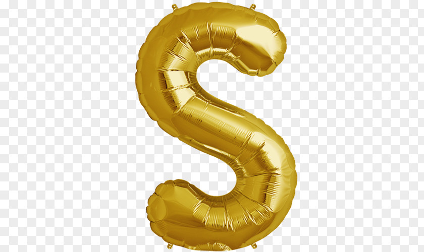 50 Balloons Mylar Balloon Letter Gold Alphabet PNG