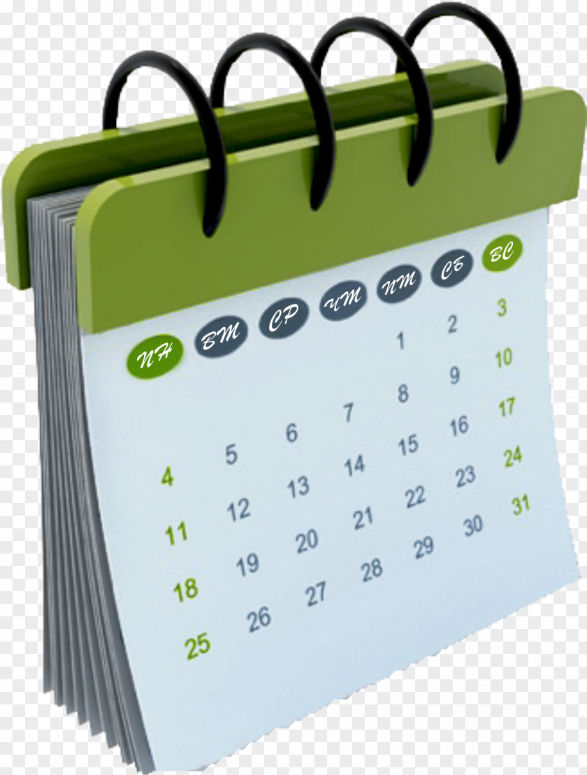 Calendar Date Time Organization PNG