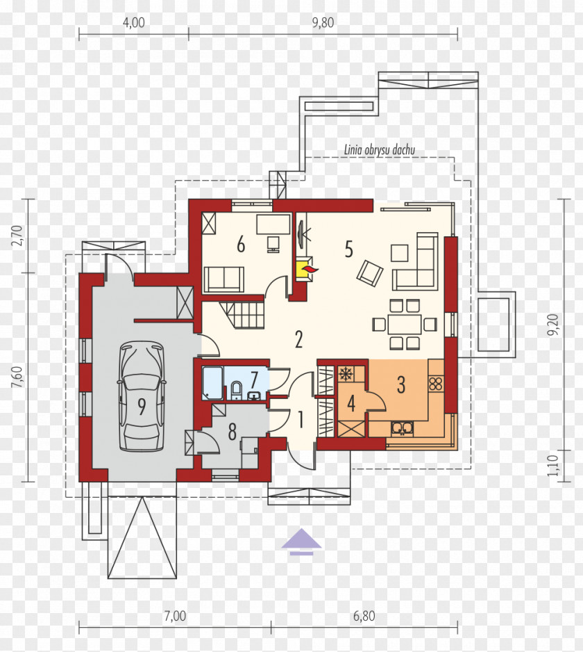 House Floor Plan Garage PNG