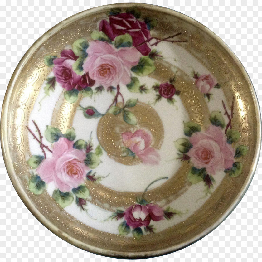Leaves Hand-painted Tableware Platter Ceramic Plate Saucer PNG