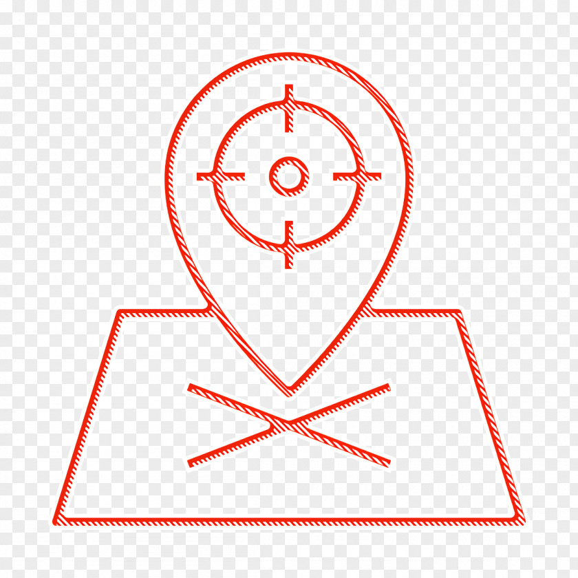 Navigation Map Icon Target Placeholder PNG