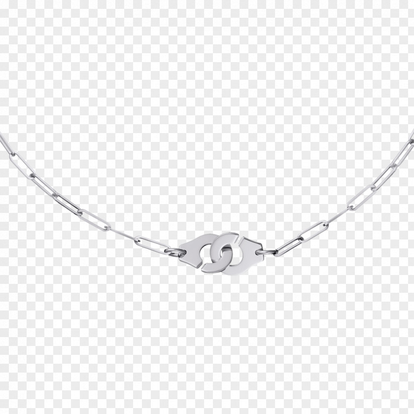Necklace Jewellery Handcuffs Silver Diamond PNG