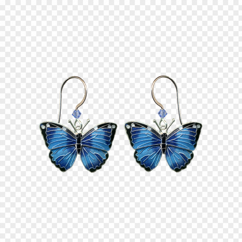 Butterfly Earring Blue Morpho Jewellery Necklace PNG