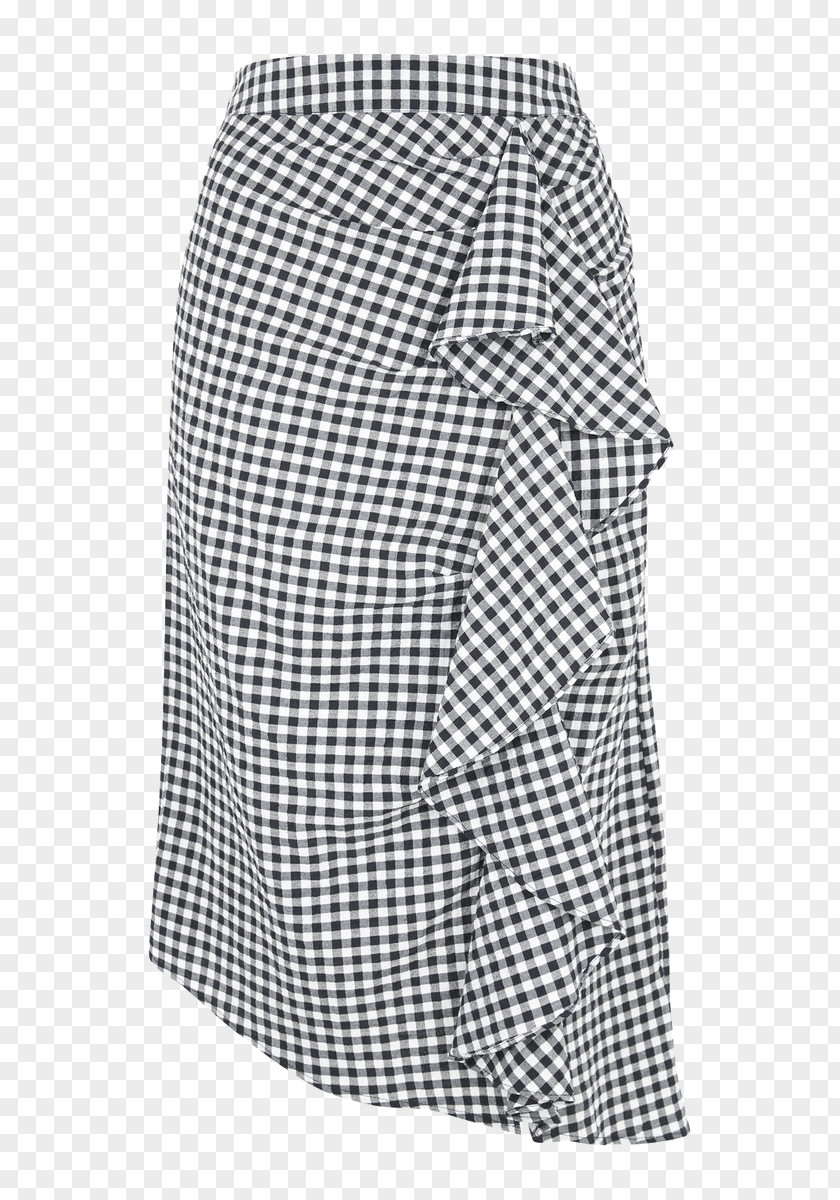 Gingham Skirt Ruffle Clothing Dress PNG