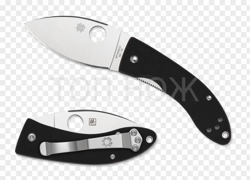 Knives Pocketknife Spyderco CPM S30V Steel Blade PNG