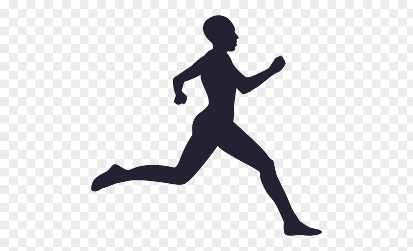Running Silhouette Download PNG