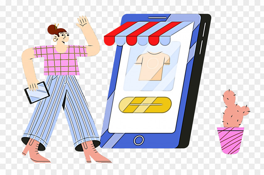 Shopping Mobile Business PNG