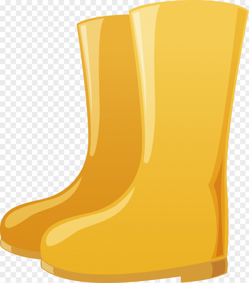 Yellow Boots PNG